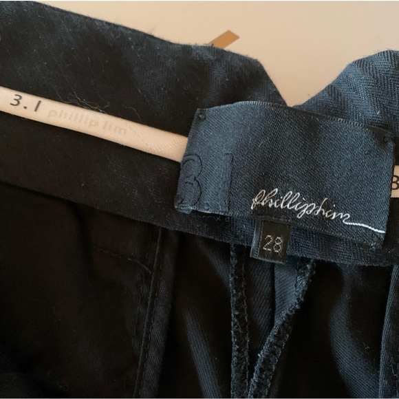 3.1 Phillip Lim Black Button Fly Walking Shorts With Pocket Detail - 28 - Picture 12 of 14